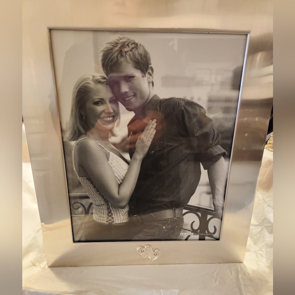 Elegant Silver Wedding Photo Book